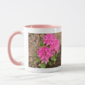 Joli Rhododendron Rose Fleurs Mugs (Gauche)