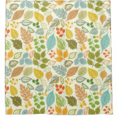 Joli rideau de douche Feuille (Devant)