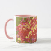 Joli Rose Art rose Jaune Mug Abstrait (Gauche)