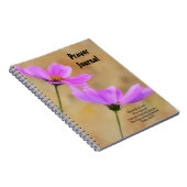 Joli rose Fleurs Floral Prayer Carnet Journal de p (Côté Droit)