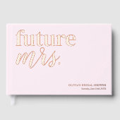 Joli rose gold foil pour un enterrement de vie de  (Recto)