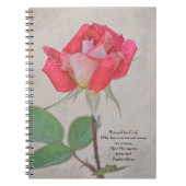 Joli rose rose Carnet Journal de prière (Devant)