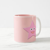 Joli rose Star Mug (Devant droit)