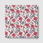 Joli Rose Thème Mariage Livre d'hôtes (Verso)