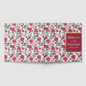 Joli Rose Thème Mariage Livre d'hôtes (Complet)