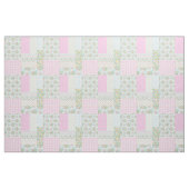 Joli Rosy Posy Chien Rose Faux Tissu Patchwork (Fat Quarter)