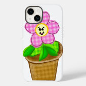 Joli Rosy Posy Posé Fleur Coque-Mate coque iphone (Verso)