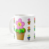 Joli Rosy Posy Posé Fleurs de Café Mug (Devant gauche)