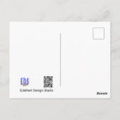 Joli Rouge-gorge dans l'Arbre Carte d'anniversaire (Dos)