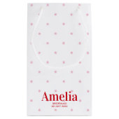 Joli Rouge Rose étoiles Bridesmaid Proposition Sac (Dos)