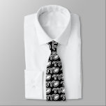 Joli rugby sport motif cravate pour joueur & venti<br><div class="desc">Joli motif de rugby pour joueur, ventilateur ou entraîneur. Fête d'anniversaire cool ou idée cadeau de Fête des pères pour les hommes. Accessoires de vêtements avec icône de boule amusante. Sports présents pour papa, oncle, grand-père, ami, entraîneur, collègue, fan, supporter, patron, équipe, mariage, groomsmen, fils etc. Cou noir et blanc...</div>