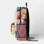 Joli sac à dos aux fleurs roses (Droite)