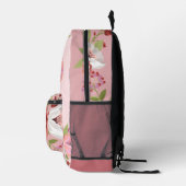 Joli sac à dos de fille à fleurs illustrées (Droite)