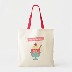 Joli sac à punaises de glace Sundae Heureux