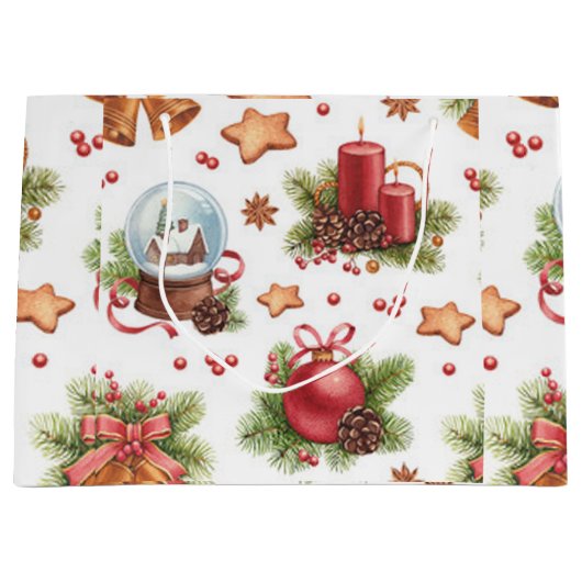 Joli sac cadeau de Noël (Devant)