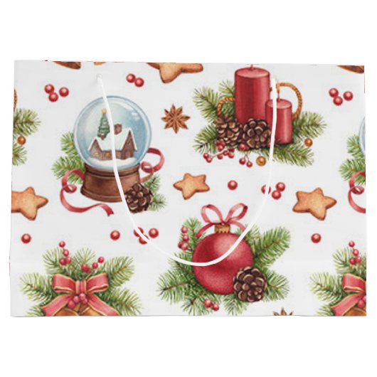 Joli sac cadeau de Noël (Dos)