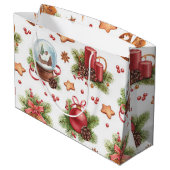 Joli sac cadeau de Noël (Dos Angle)