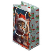 Joli sac cadeau de Noël Kitty (Devant Angle)
