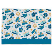 Joli sac cadeau Hanoukka Jumbo (Dos)