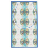 Joli sac cadeau paon (Dos)