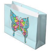 Joli sac cadeau Papillon (Devant Angle)