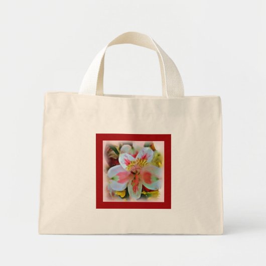 Joli sac de bouquet de fleurs roses (Devant)