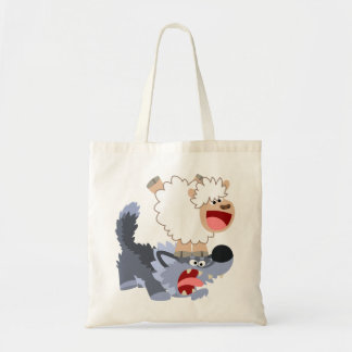 Joli sac de caricature Mouton et Wolf