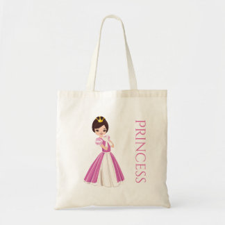 Joli sac de traitement de princesse Haired foncé