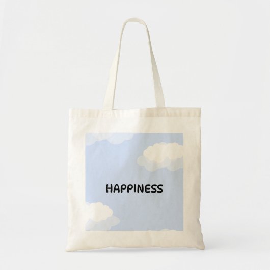 Joli sac fourre-tout bleu (Devant)