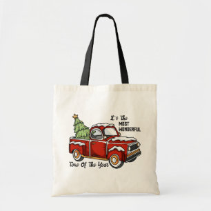 Joli Sac fourre-tout de camion de Noël