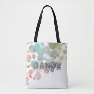 joli sac fourre-tout de danse aquarelle abstrait
