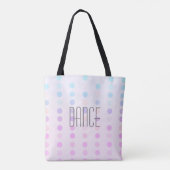 joli sac fourre-tout de danse pastel dots (Dos)