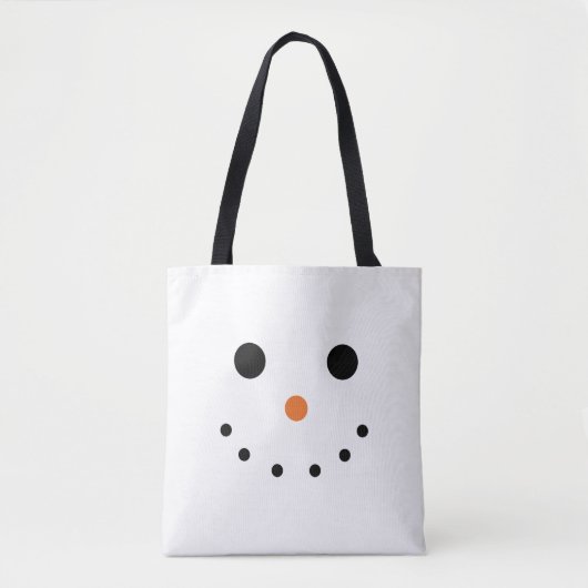 Joli Sac fourre-tout face Snowman (Devant)