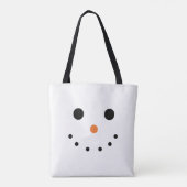 Joli Sac fourre-tout face Snowman (Dos)