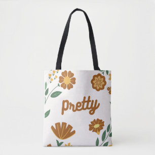 Joli sac fourre-tout floral jaune boohoo