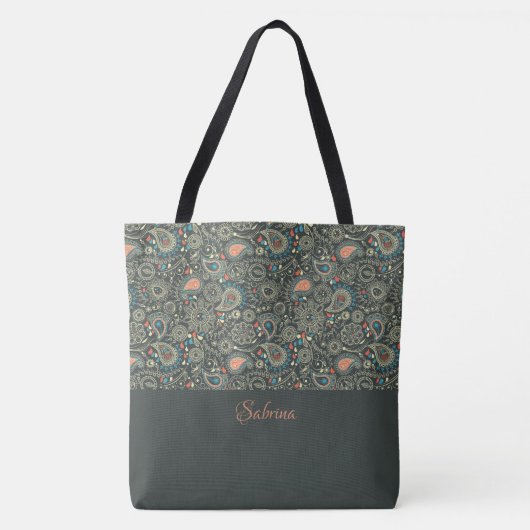 Joli Sac fourre-tout Monogramme Paisley (Devant)