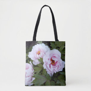 Joli Sac fourre-tout rose Peony imprimé
