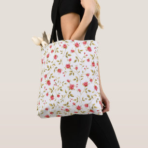 Joli Sac fourre-tout rose Roses