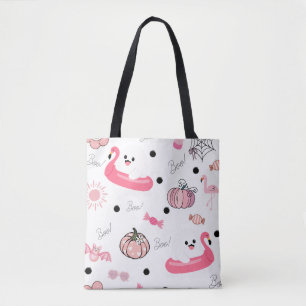Joli sac fourre-tout tropical Halloween – Fantômes