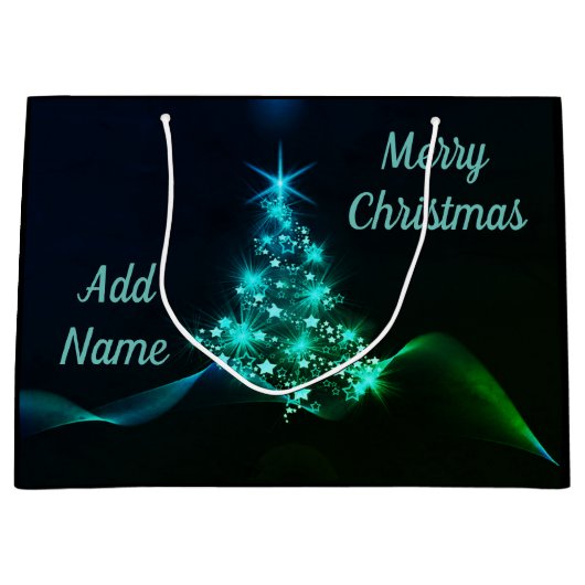 Joli sac personnalisé de cadeau de Noël (Devant)