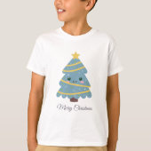 Joli sapin de Noël sur T-shirt enfant (Devant)