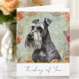 Joli Schnauzer Floral