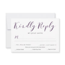 Joli script RSVP | MARIAGE