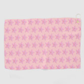 Joli Serviette de golf Rose Star (Horizontal)