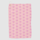Joli Serviette de golf Rose Star (Devant)