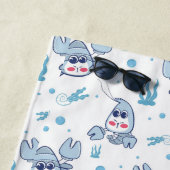 Joli serviette de plage Lobsters Beach (En situation)
