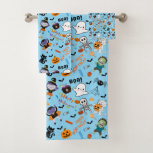 Joli set de serviettes Halloween