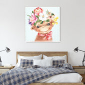 Joli singe de la jungle Impression acrylique (Insitu(Chambre))