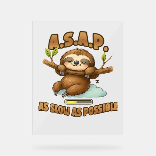 Joli Sloth ASAP - Aussi Lent Que Possible T-Sh Cla (Recto)