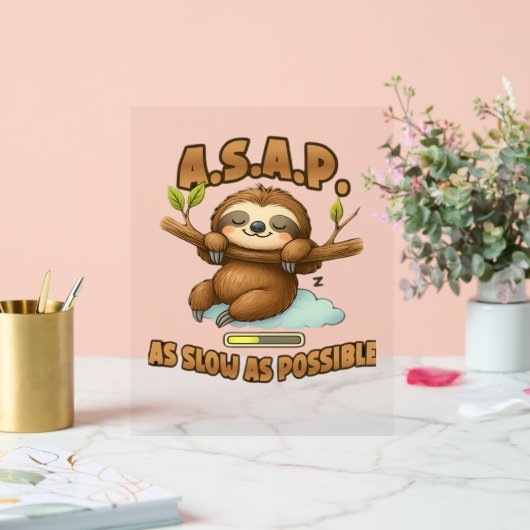 Joli Sloth ASAP - Aussi Lent Que Possible T-Sh Cla (Mariage)